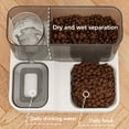 thumbnail image 4 of Alimentador De Alimentos Secos Para Gatos, Alimentador Automático Integrado Para Mascotas, Dispensador De Agua PP De Gran Capacidad Para La Vida Diaria, 4 of 7
