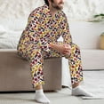 thumbnail image 7 of Lsque Halloween Pumpkin Pattern Long Sleeve Pajama Set for Men - Soft 2-Piece Sleepwear and Loungewear Set with Pockets, Comfy Nightwear-Large, 7 of 7