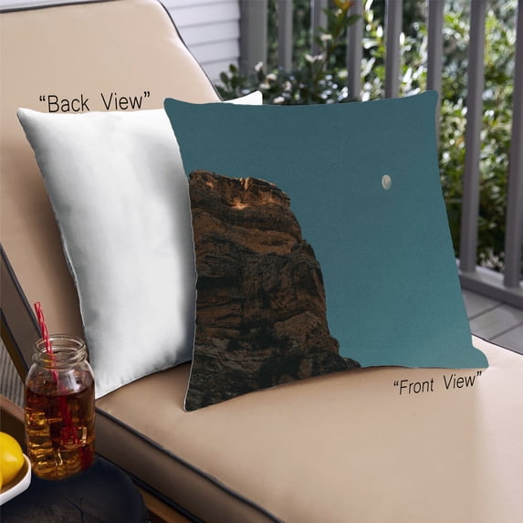 Ahgly Company Sites Grand Canyon Outdoor Throw Pillow, 18 inch by 18 inch