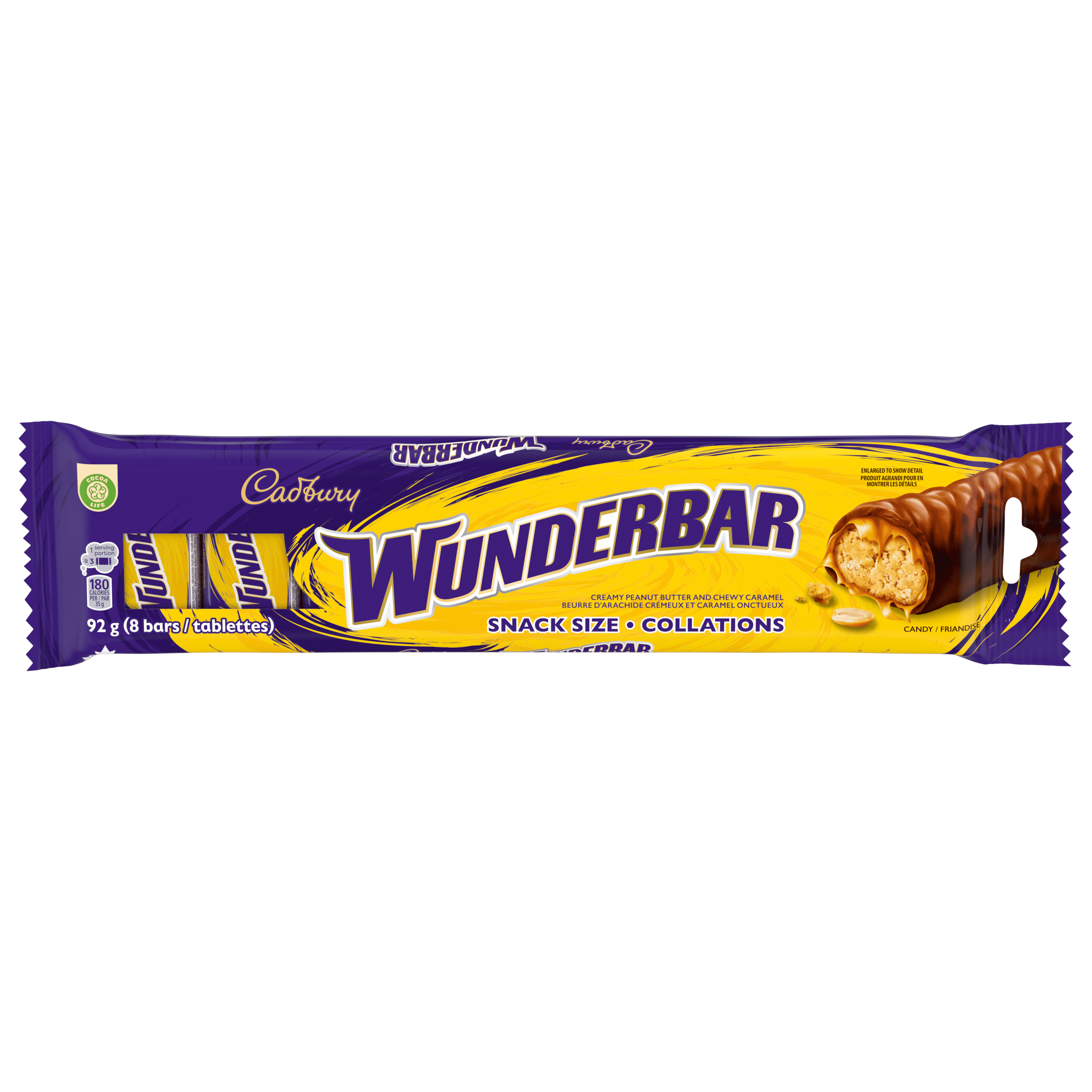 CADBURY WUNDERBAR, Chocolatey Candy Bar, Snack Size 8ct, 92 g - Walmart.ca