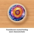 thumbnail image 2 of imobaby 4 Pcs Plastic Round Cabinet Knob Home Decor - Colored Tie Dye, 2 of 7