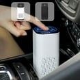 thumbnail image 1 of Purificador de aire para coche con tecnología de iones negativos - Eliminador portátil de olores para vehículos, hogar, oficina - concentración de 300W, USB tipo C, cobertura de 15m², blanco y negro, 1 of 8