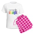 thumbnail image 5 of CafePress - I Can't Even Think Straight Women's Light Pajamas - Women's Short Sleeve Print T-Shirt and Pants Light Cotton Pajama Set, 5 of 7