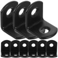thumbnail image 1 of 50pcs Angle Brackets L Shaped Shelf Bracket Stainless Steel Joint Fastener, 1 of 8