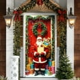 thumbnail image 5 of Taicans Merry Christmas Door Cover - 35.43in x 70.87in,Gnome & Winter Scene,Waterproof,Holiday Decor,Christmas Party,Christmas for Outdoor Porch,Holiday Xmas,Farmhouse Home office Party, 5 of 6