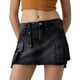 thumbnail image 1 of Falda cargo vaquera desgastada slim fit para mujer - Elegante falda vaquera ajustada de cintura alta - S-XL, 1 of 6