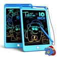 thumbnail image 1 of Tableta de escritura LCD TEKFUN de 10 pulgadas azul+azul para niños de 3 a 12 años, 1 of 7