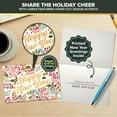 thumbnail image 4 of A house of tools 24 Pack Gold Foiled 6x4in Happy New Year Cards with Envelopes and Stickers, 8 Elegant Design Happy New Year Greeting Cards with Printed Message Inside, 4 of 12