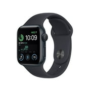 Apple Watch SE (2nd Gen) GPS 40mm Midnight Aluminum Case with Midnight Sport Band - M/L