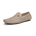 thumbnail image 1 of Mocasines Penny Loafers para Hombre Bruno Marc Beige Talla 10.5, 1 of 7