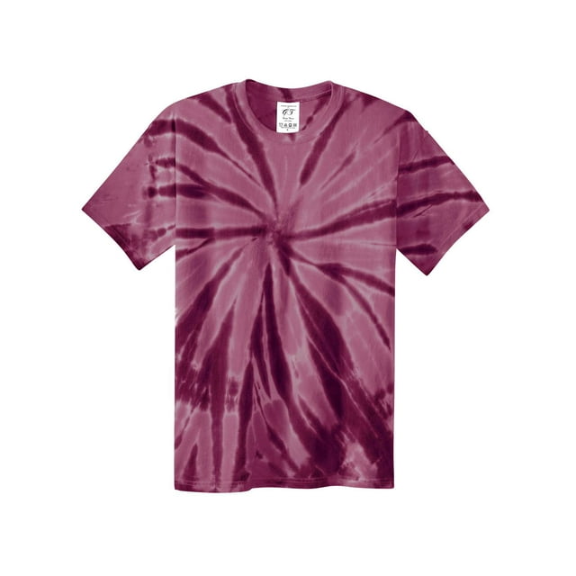 Gravity Threads T-Shirt à Manches Courtes Teinture sur Nœuds pour Jeunes - Bordeaux - Petit