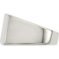 thumbnail image 3 of Sterling Silver 11X15mm Closed Back Signet Ring (Size 11) Made In India qr2477-11, 3 of 5