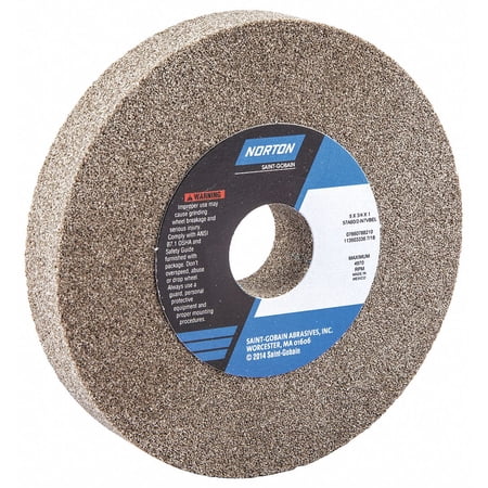 UPC: 0076607882103 | Norton Abrasives Grinding Wheel 5 in. Dia AO 60/80G Brown 07660788210