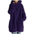 thumbnail image 3 of fvwitlyh Cropped Puffer Jacket Women's Poncho Cape, Cloak Coat, Snuggly Hooded Wearable Blanket, Gift Idea for Adults and Teen Girls, 3 of 5