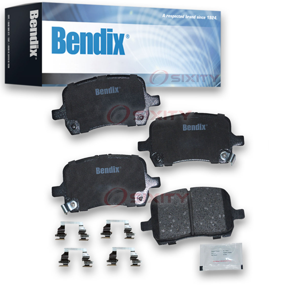 Bendix Brakes Disc Brake Pad Set Fits select: 2005-2007 CHEVROLET COBALT, 2005 PONTIAC G6