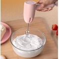 thumbnail image 4 of Electric Hand Mixer Cordless - Usb Rechargeable Egg Battery Mini Whisk 5 Speed Food Processor Beater With 2 Whisks Kitchen Mixer For Cake Pastry Campi, 4 of 4