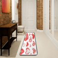 thumbnail image 6 of Long Floor Mat Hallway Carpet 72x24 Inch Area Carpet Non-slip Entrance Carpet Washable Door Mat Kitchen Bedroom Living Room Line Red Love, 6 of 7