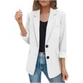thumbnail image 1 of Women Button Jacket Cute Button down Shirts for Women Women Vest Jacket plus Size Womens Casual Jacket Casual Fall Jackets for Women Woman Flannel Jacket Women S Vest Zip up Women Jacket Women Casual, 1 of 4
