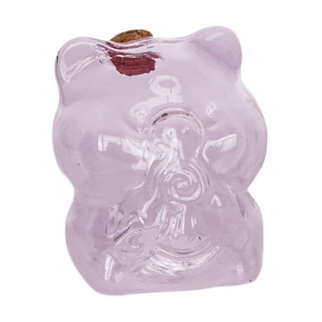 GROWTH TANK Clear Glass Piggy Bank Container Glass Jar for Tabletop Entrance Living Toom P