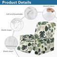 thumbnail image 5 of HELLHERO Monstera Print Lazy Boy Chair Covers for Reclining Chair Breathable Skin Friendly Recliner Couch Covers That Stay in Place Dust-proof Washable, 5 of 8