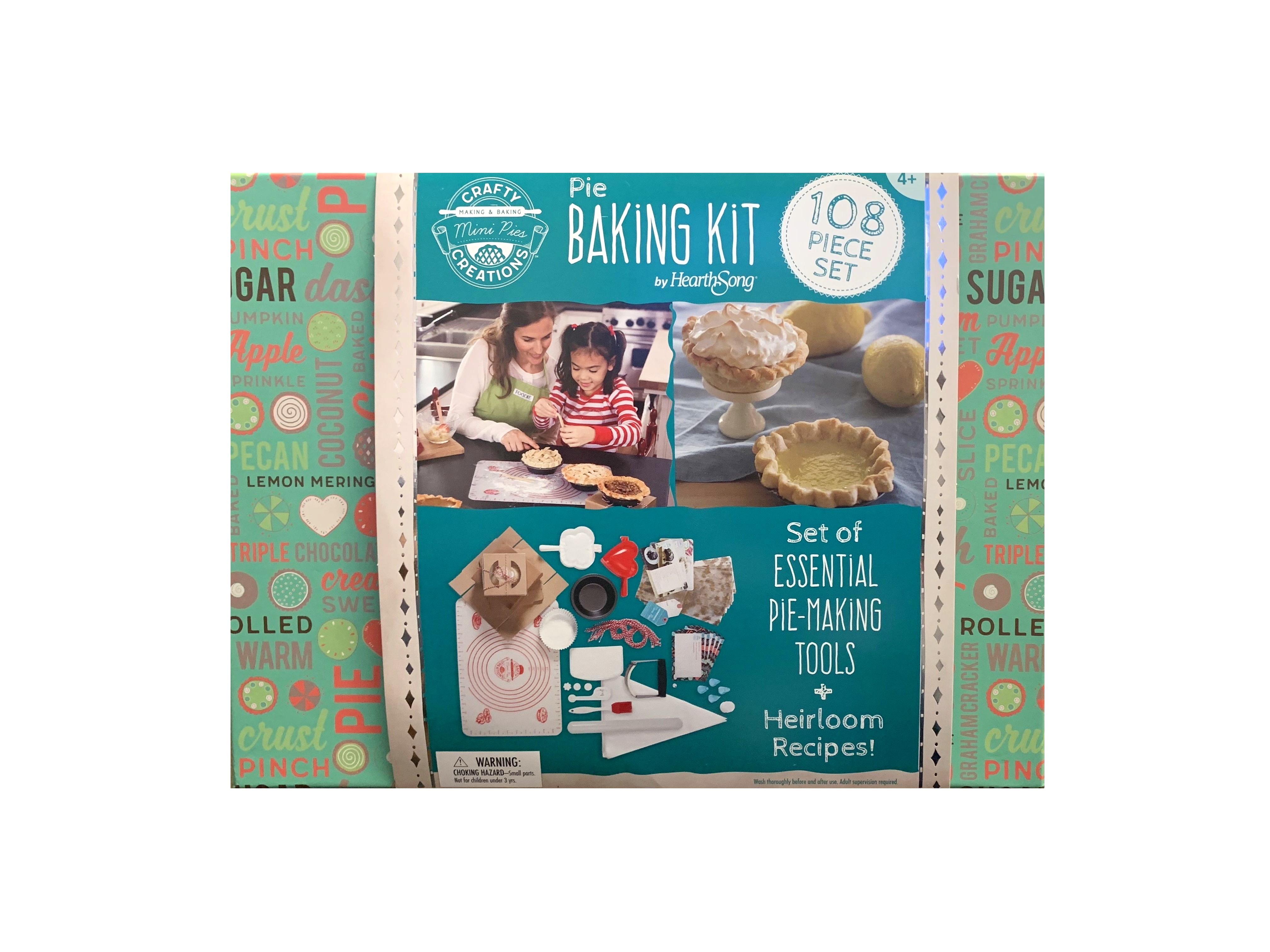 Crafty Creations Mini Pie Baking Kit 108Pc Comes with Storage Case + Much More