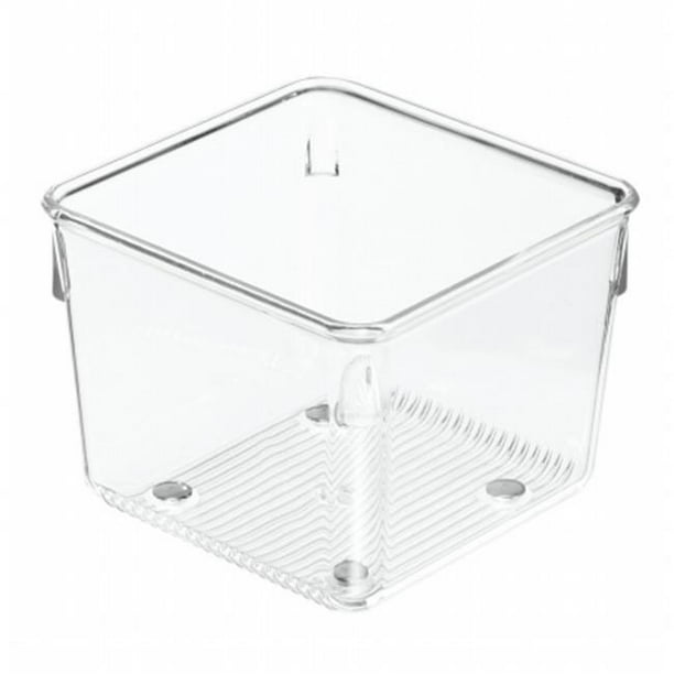 InterDesign 52730 Clear Drawer Organizer, 4 x 4 x 3 in.