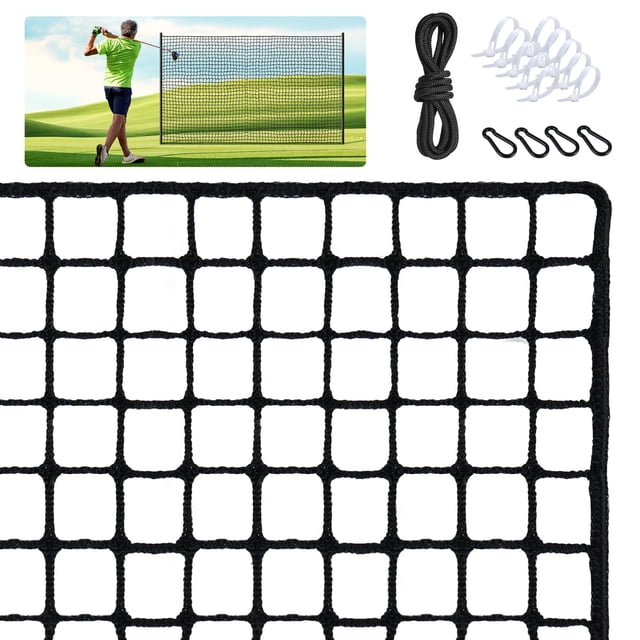 Red de nailon Golf Net ParPeak de 10 x 25 pies para practicar en el patio