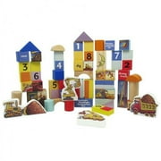 Goodnight, Goodnight, Construction Site 50 Piece Wood Block Set