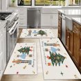 thumbnail image 6 of Floral Kitchen Rugs Sets of 3, Non Slip Kitchen Rugs and Mats Washable Farmhouse Kitchen Rugs Floral Kitchen Floor Mat Carpet Runner Rugs for Hallway Laundry Room, 6 of 12
