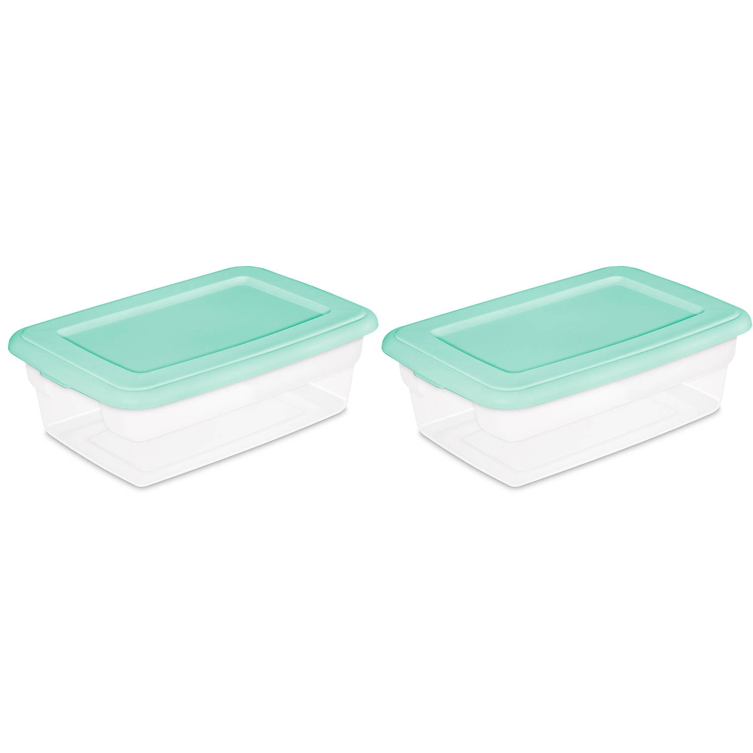 Sterilite Set 2 12 Quart Storage Bo Spearmint Com
