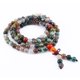 thumbnail image 5 of Pulsera De Cuentas Budistas Buda Budista India Ágata Oración Mala Beads Bless Pulsera Collar ANGGREK Prayer Beads, 5 of 8