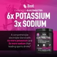 thumbnail image 2 of Zealot Electrolyte Powder - 90 Servings | Keto Electrolytes | Zero Sugar | Black Cherry, 2 of 7