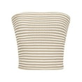thumbnail image 4 of zbxnLI Women's Strapless Tube Tops Strapless Knit Bandeau Going out Tops Backless Crop Tops for Women, 4 of 8