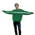 thumbnail image 6 of Funny Valentines Day Shirt for Couples, I Love You This Much Matching Sweatshirts Oversized Long Sleeve Pullover Cute Valentine's Day Outfits, 6 of 8