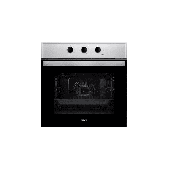 Horno Eléctrico Empotrable Teka HBB 605 60 cm Acero Inoxidable Cristal Negro