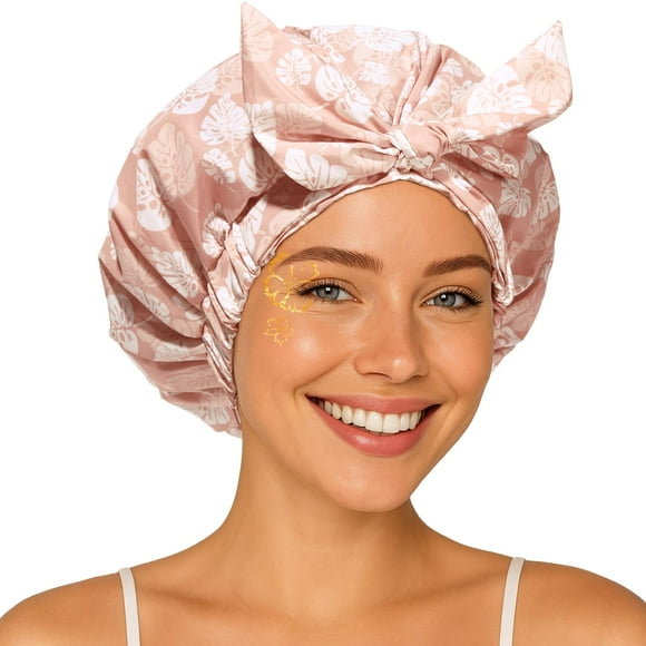 Gorro de ducha Yanibest, reutilizable y resistente al agua para mujer
