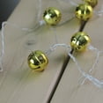 thumbnail image 4 of Northlight Golden Jingle Bell LED Christmas Lights - 4.5' Clear Wire - 10ct, 4 of 4