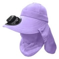 thumbnail image 4 of Fisherman Bucket Hat Waterproof - Boonie Style Sun Hat Outdoor New Battery Fan Solar Rechargeable Strong Wind Force Summer Brim Sun Hat Women's Sun Fisherman's Hat, 4 of 4