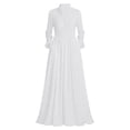 thumbnail image 7 of Tumotour Plus Size Button Up Shirt Dress for Women's Long Sleeve Flowy A-Line Maxi Dress Fall Tunic Dress, 7 of 7