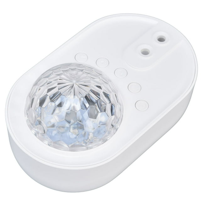 Spacecraft Projection Lamp, RGB Effects Spacecraft Projection Light Built In 3 Music Songs USB Power Supply For Room White