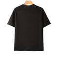 thumbnail image 4 of USNSM Comfy Cotton Shirts Running Athletic Shirt Baggy Crew Neck Workout Gym Tees Fitted Short Sleeve T-Shirts Summer Trendy Tshirts Black L, 4 of 7