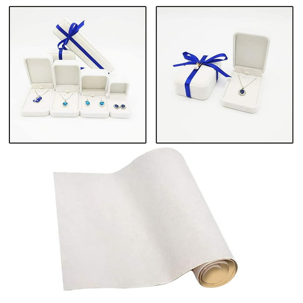 1 Rollo de Forro de Flocado de Terciopelo Autoadhesivo, Hojas Adhesivas de Tela de Fieltro para Arte Y Manualidades, Forro de Caja de Joyería, Forro D , blanco Los 40x148cm perfecl Tela de terciopelo pegajosa