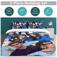 thumbnail image 5 of Duvet Cover Bedding Set Cartoon Print Soft Quilt Cover 3 Pieces, 1 Comforter Cover & 2 Pillowcases for Kids Teens Boys Girls Room Decor 86"x70", 5 of 8
