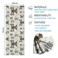 thumbnail image 2 of Beige Highland Cow Fence Daisy Pattern Hot Yoga Mat Towel Non Slip for Hot Yoga - Quick-Drying Yoga Mat Cover with 4 Corner Pockets with Travel Bag - Hot Yoga Towel Non Slip 74"x26", 2 of 6