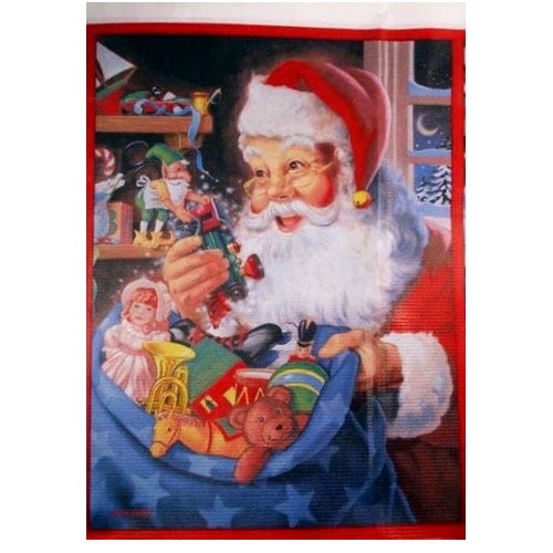 Christmas 'Santa's Paper Table Cover (1ct)