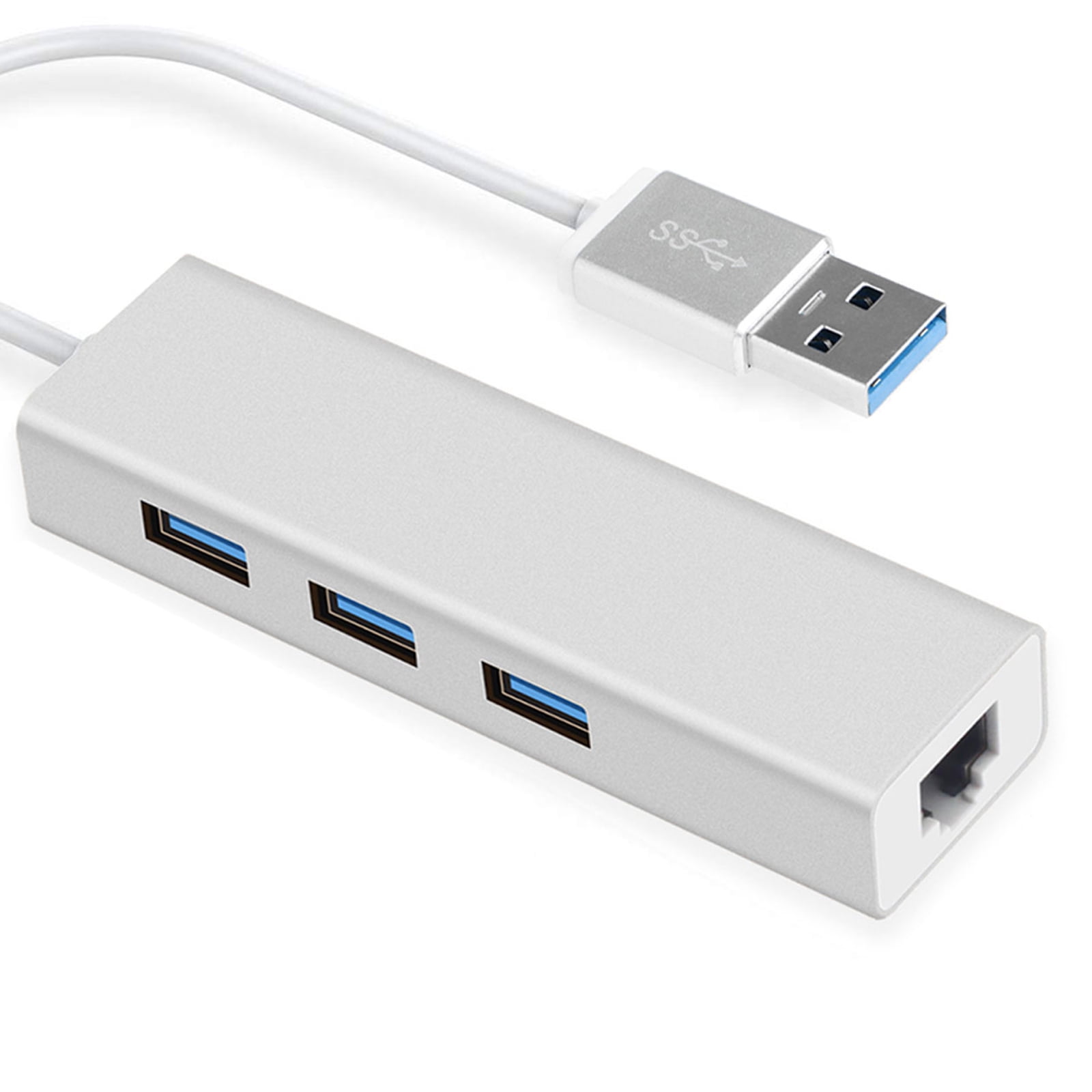 5Gbps 4-Port USB 3.0 Hub Adapter w//Micro USB Interface for Hard Drive Laptop PC