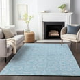 thumbnail image 6 of Addison Rugs Mayfield Washable Coastal Sanddollar Blue Rectangle Rug, 2'6" x 3'10", 6 of 6