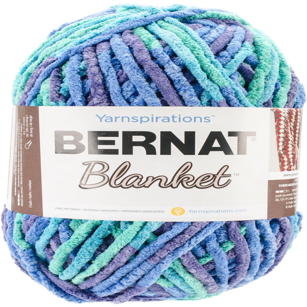 Bernat Blanket Big Ball YarnOcean Shades