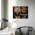 thumbnail image 4 of NJSTORE MAGA America and the Lion Canvas Wall Art I Can Only Imagine Scripture Bible Verse Picture Religious Wall Decor Poster Print for Church Living Room Bedroom Office Home Decoration, 4 of 6