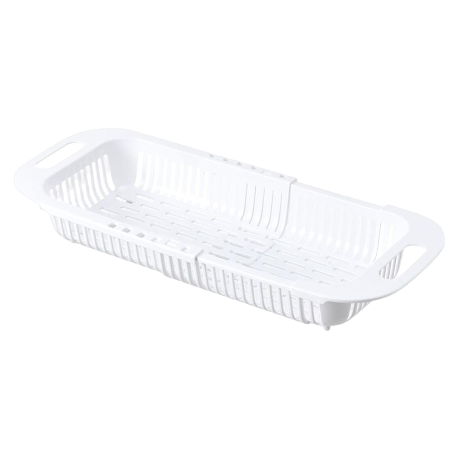 Retractable Drain Basket Rack Kitchen Supplies Durable Multifunctional